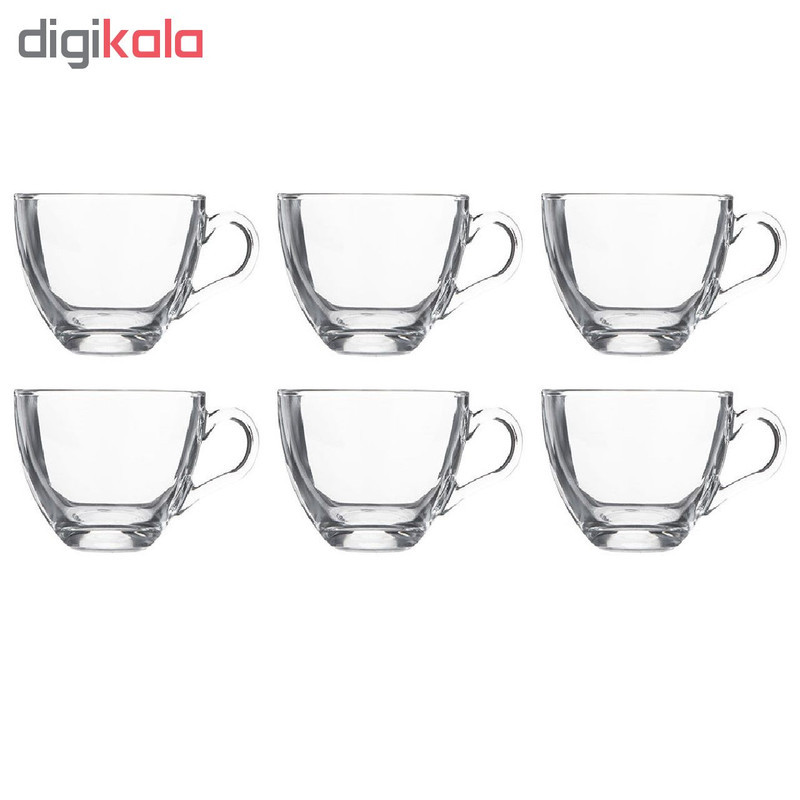 فنجان پاشاباغچه مدل بیسیک 6 basic کد 55161 بسته 6 عددی