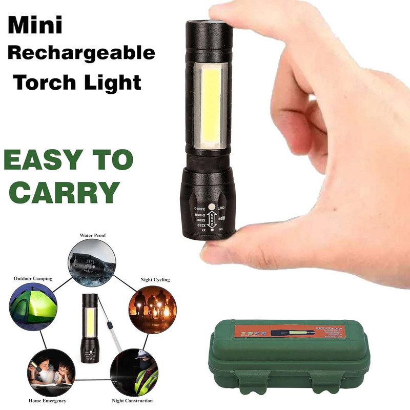 چراغ قوه دستی مدل mini کد 2150 با نور مهتابی