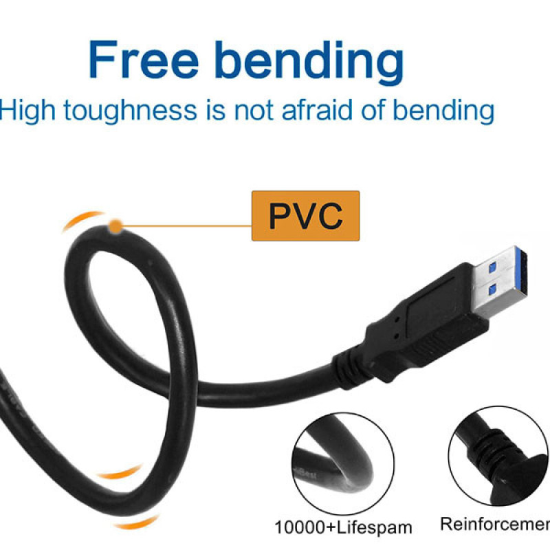 کابل افزایش طول USB3.0 تی سی تراست مدل TC-U3CF30 طول 3 متر