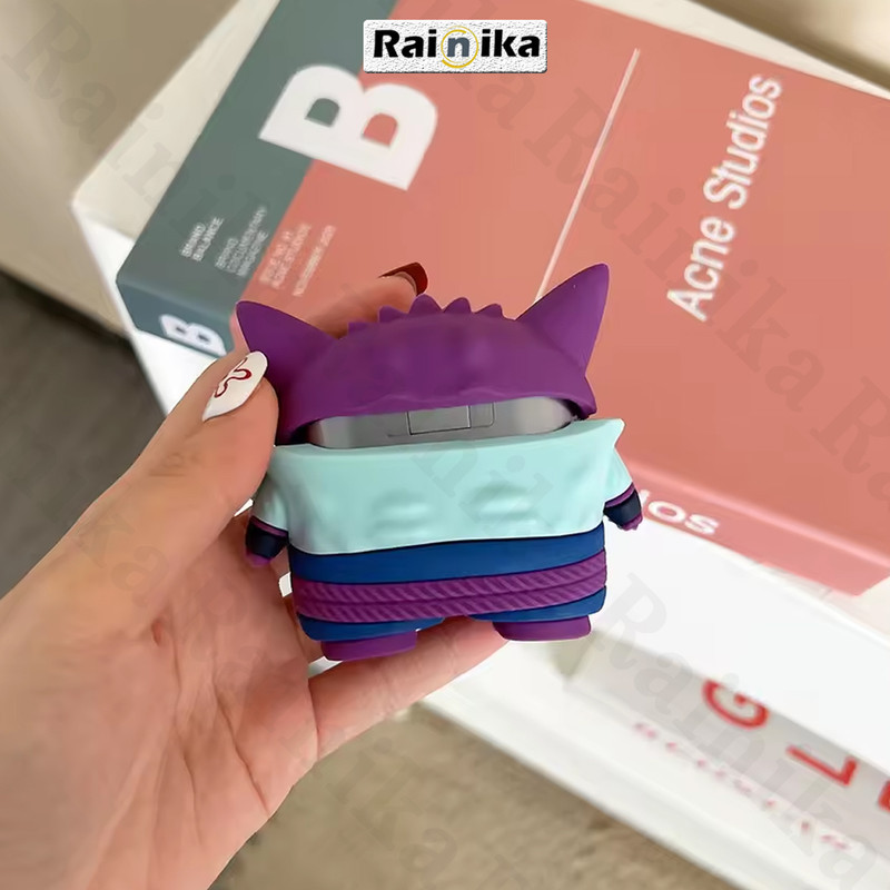 کاور رینیکا مدل Galaxy 3Pro Gengar مناسب برای کیس هدفون سامسونگ Galaxy Buds 3  Buds 3 Pro (2024)  Buds 3 Fe (2025)