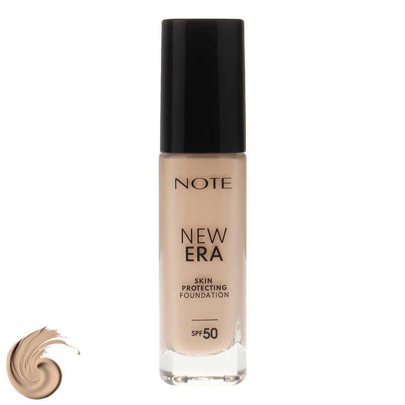 کرم پودر مایع SPF 50 نوت مدل NEW ERA شماره 110 مناسب برای انواع پوست حجم 30 میلی‌لیتر