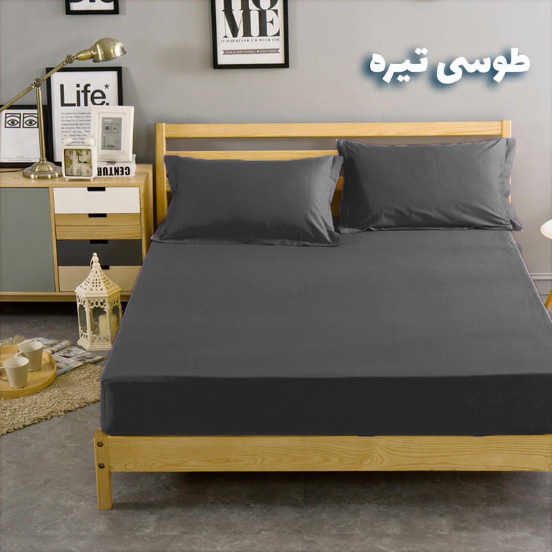 سرویس ملحفه بومرنگ مدل Simple-160 دو نفره 3 تکه
