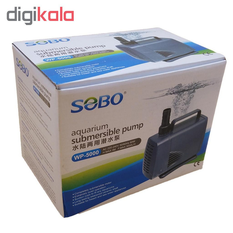 پمپ‌ آب آکواریوم سوبو مدل‌ wp-5000