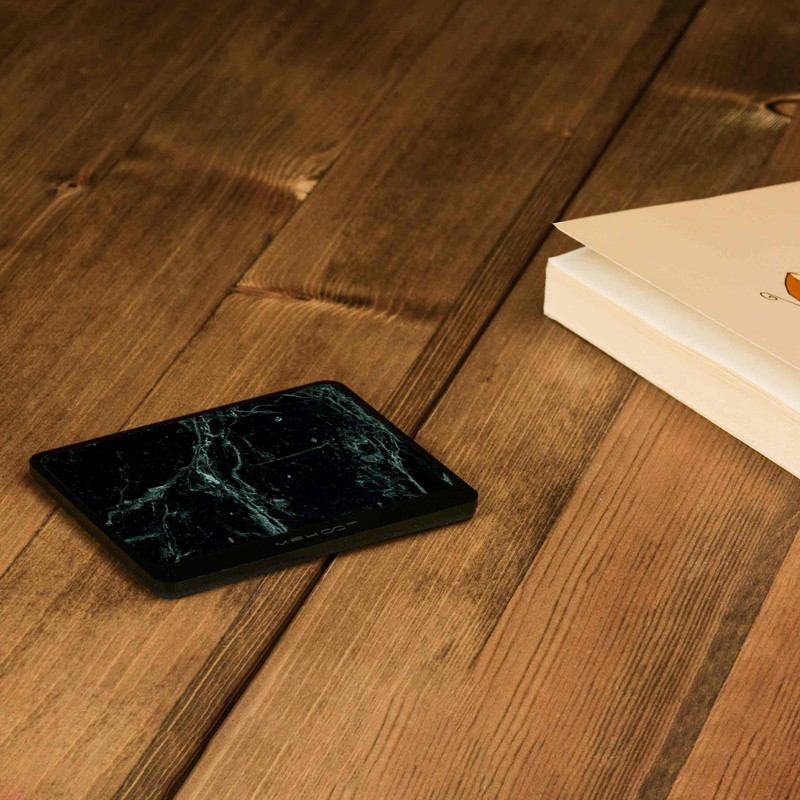 زیر لیوانی ماهوت مدل Graphite-Green-Marble بسته 6 عددی