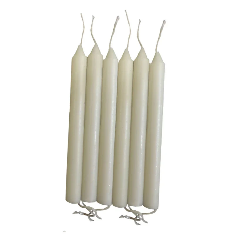 شمع سعید کد 313 طرح ساده بسته 6 عددی