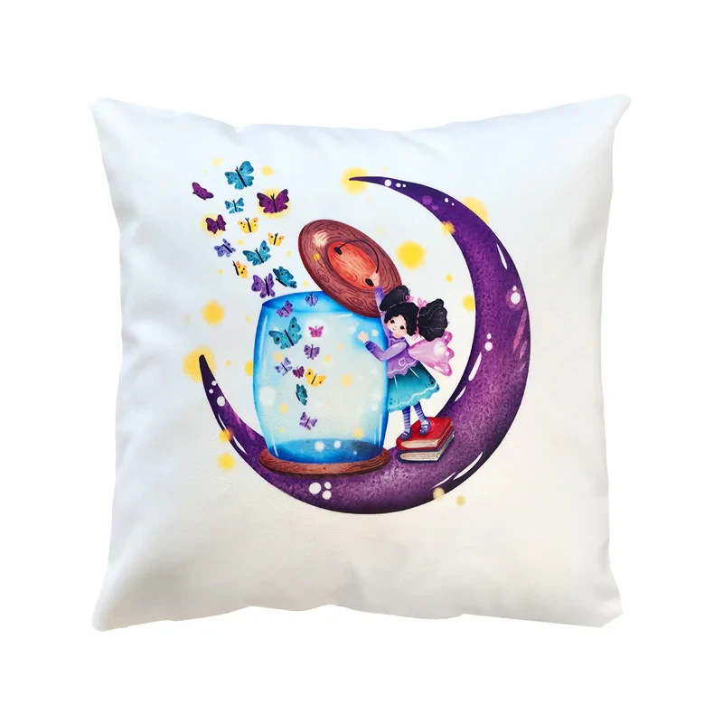 کاور کوسن کودک مدل پروانه دخت سایز 40x40 سانتی متر کد NA-W-PD-4040