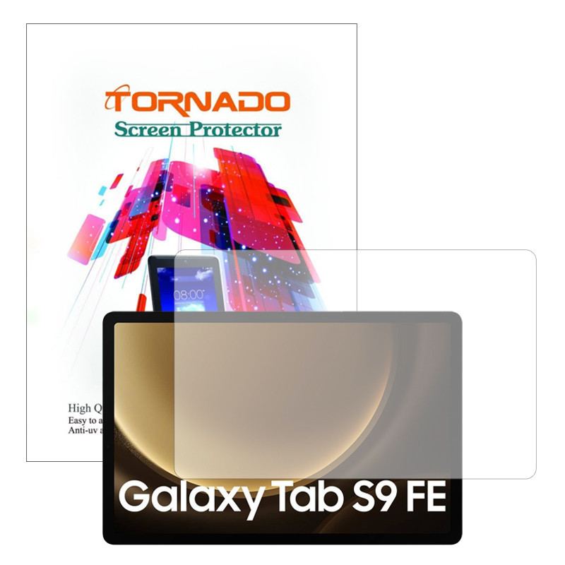 محافظ صفحه نمایش تورنادو مدل نانو گلس مناسب برای تبلت سامسونگ Galaxy Tab S9 FE