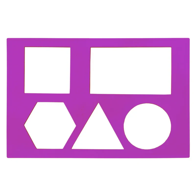 شابلون مدل اشکال هندسی کد Stencil-Math