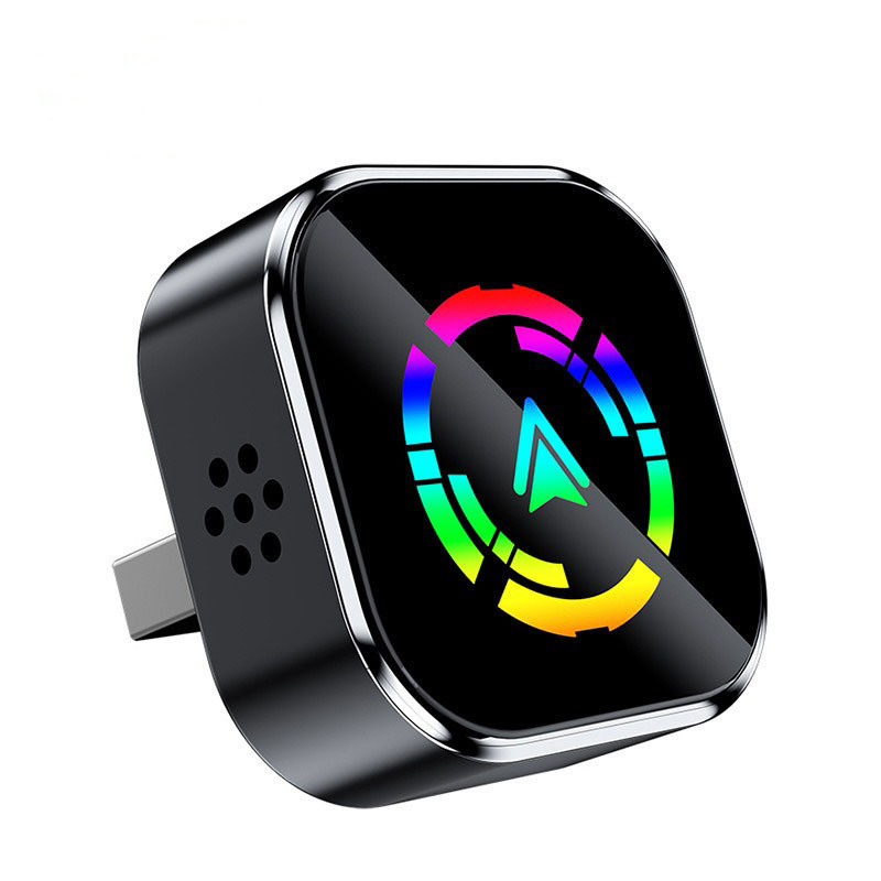 کارپلی و اندروید اتو مدل Wireless CarPlayAndroid Auto Q1A به همراه مبدل USB به USB-C