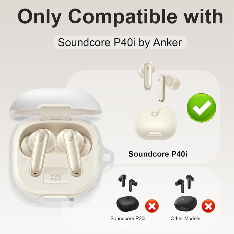 کاور هاپلایت مدل Silicone HL مناسب برای کیس هدفون بیسیم انکر Soundcore P40i