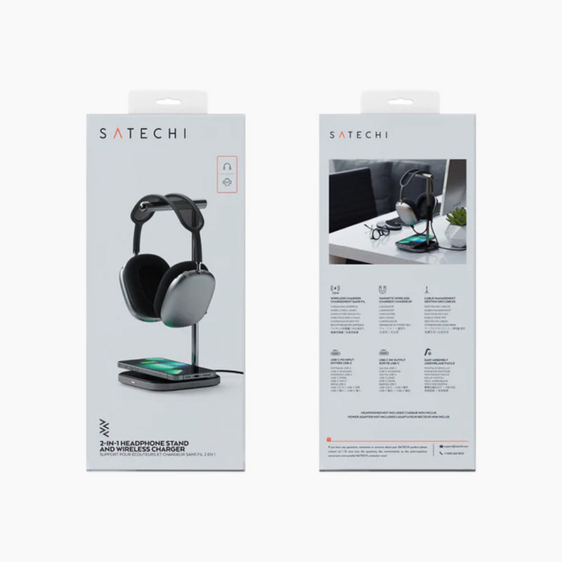 پایه نگهدارنده و شارژر بی سیم ساتچی مدل ST-UCH MAX