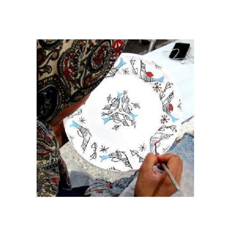 پارچ سرامیکی ميبد مرواريد مدل مرغي کد P