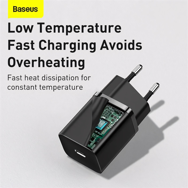 شارژر دیواری 30 وات بیسوس مدل B-J01 EU