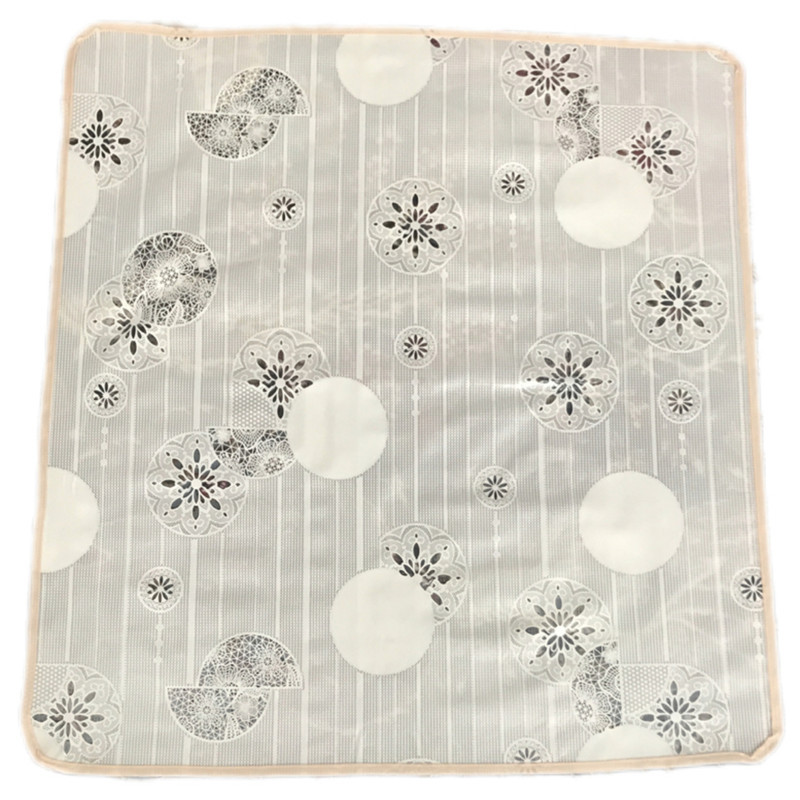 سفره 6 نفره مدل رویال طرح گیپور سایز 140x100 سانتی متر