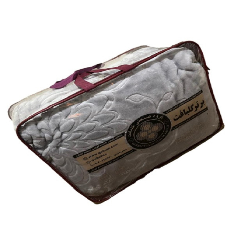پتو برتر گلبافت کد 35045 سایز 240x220 سانتی متر
