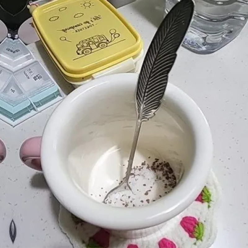 قاشق چای خوری مدل پر بسته 6 عددی