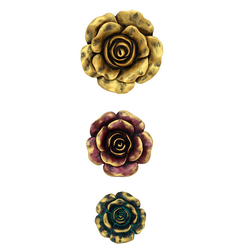 دیوارکوب مدل گل مجموعه 3 عددی