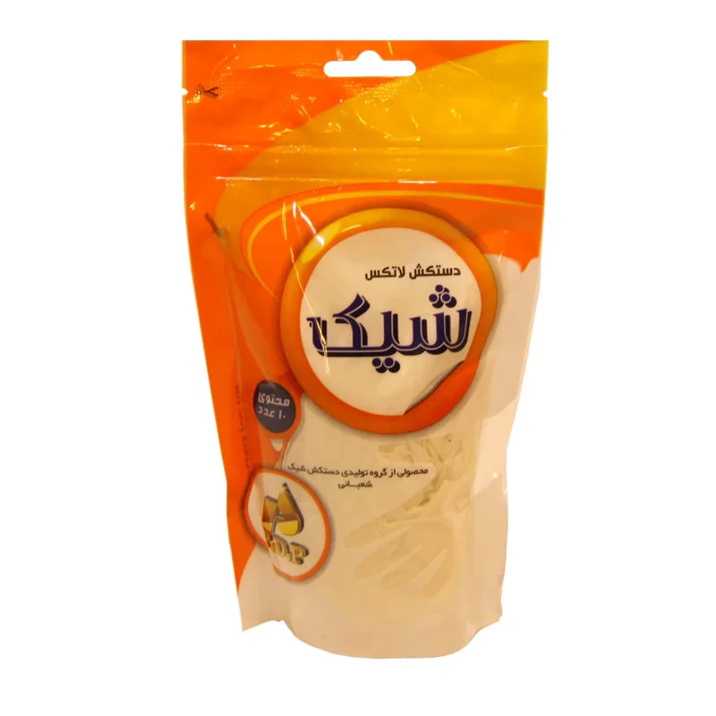 دستکش لاتکس شیک کد VA2000-050 بسته 40 عددی
