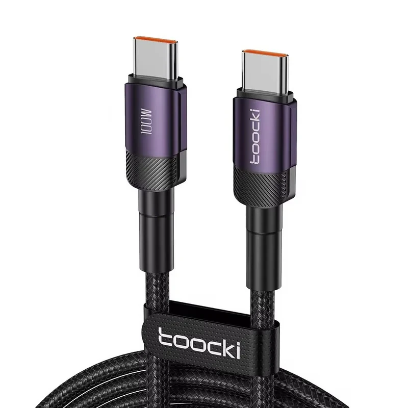 کابل تبدیل USB-C توکی مدل 100W TQ-X12 طول 1 متر