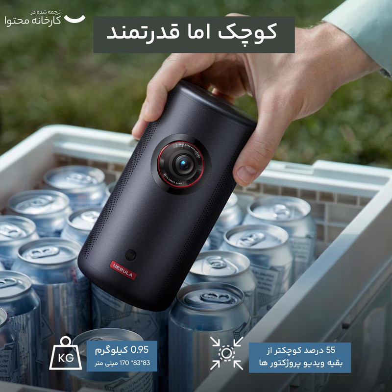 ویدئو پروژکتور نبولا مدل Capsule 3 D2426