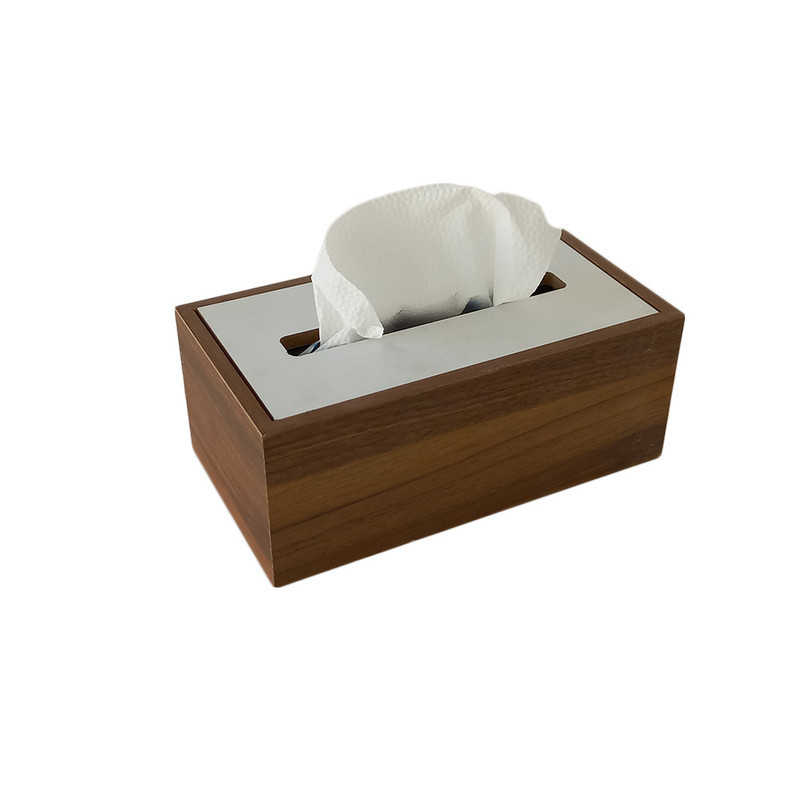 جای دستمال کاغذی مدل رایکا چوبی کد 053