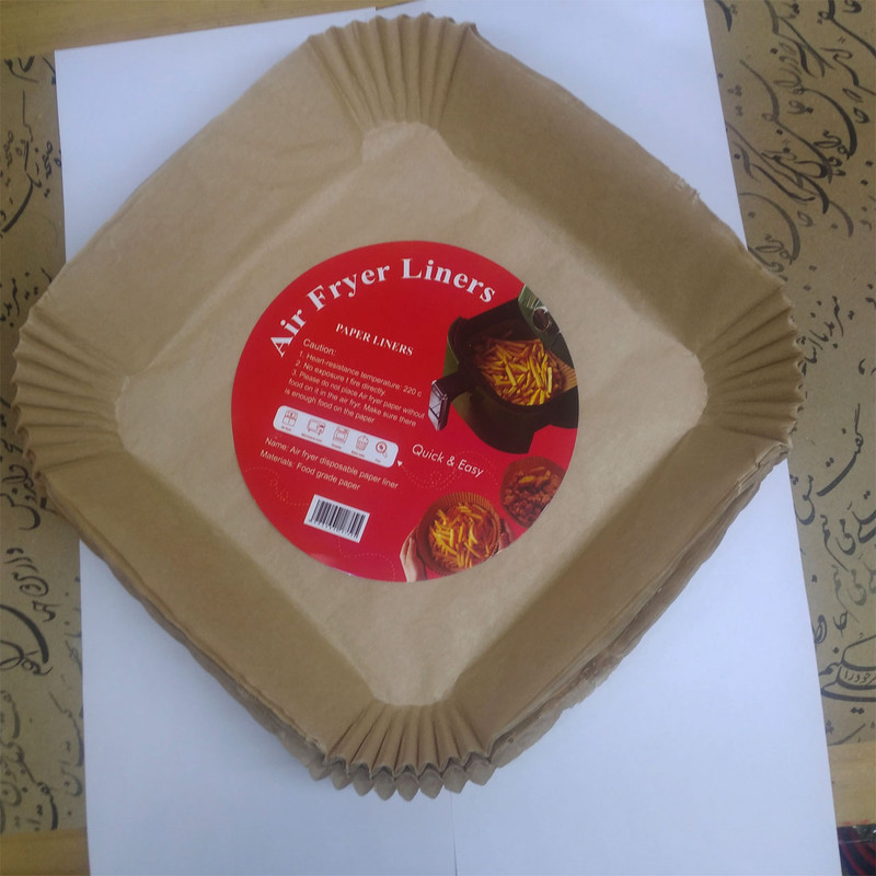 کاغذ روغنی سرخ کن مدل ایر فرایر Liners20 بسته 100 عددی