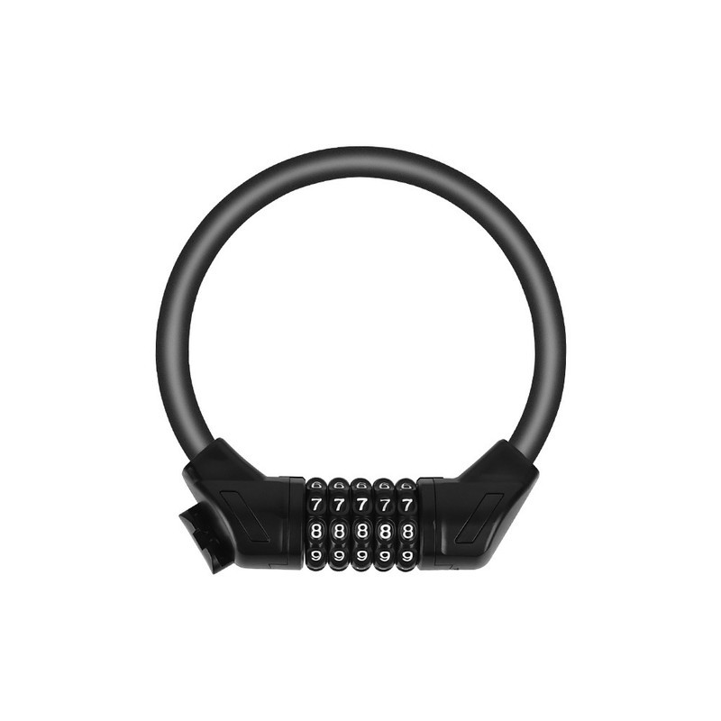قفل دوچرخه مدل رمزدار کابل کوتاه کد Opass-40cm
