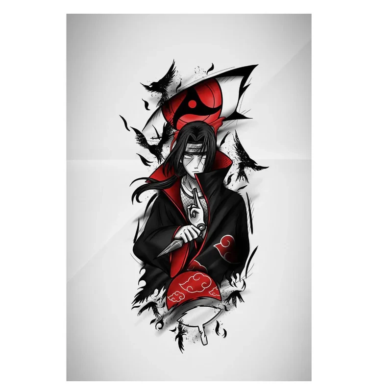 پوستر مدل انیمه ناروتو Naruto طرح ایتاچی اوچیها itachi کد 456