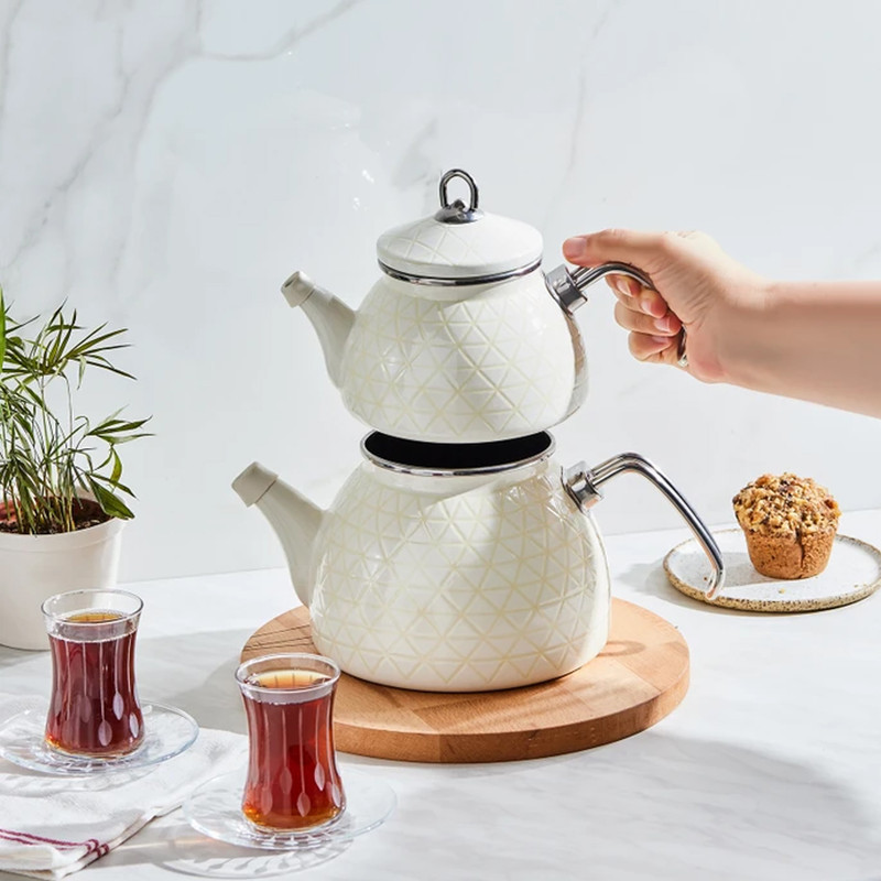 ست کتری و قوری کاراجا مدل Kristal