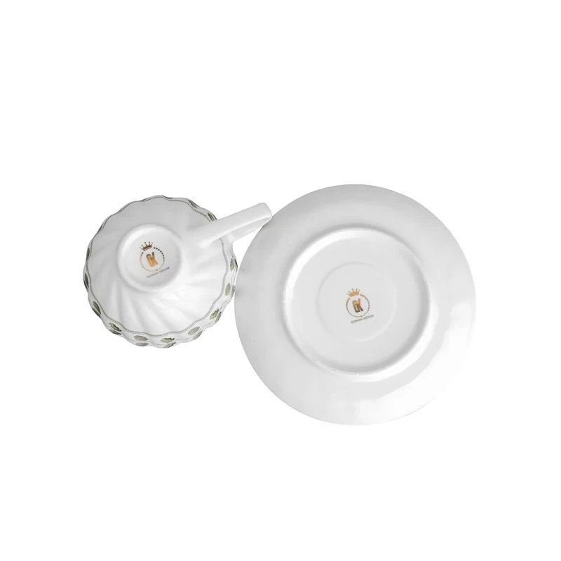 ست فنجان و نعلبکی 12 پارچه گلدکیش طرح رویسا کد GK701108-2