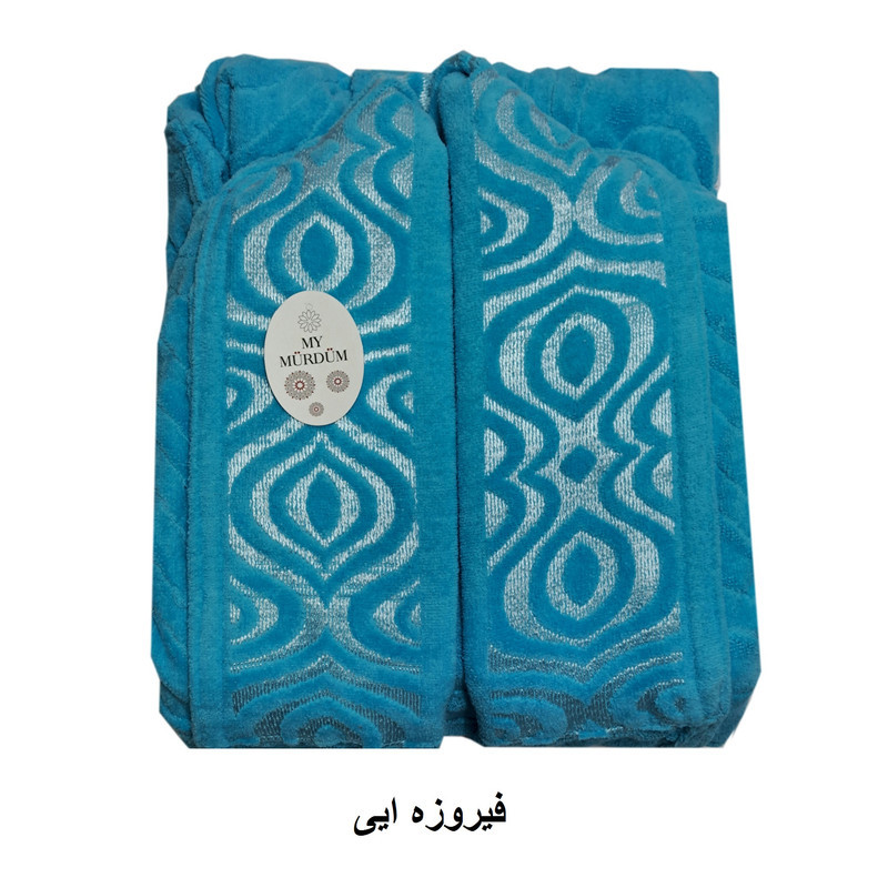 حوله پالتویی موردوم مدل تن پوش برجسته کد SA-90 سایز 125 سانتی متر