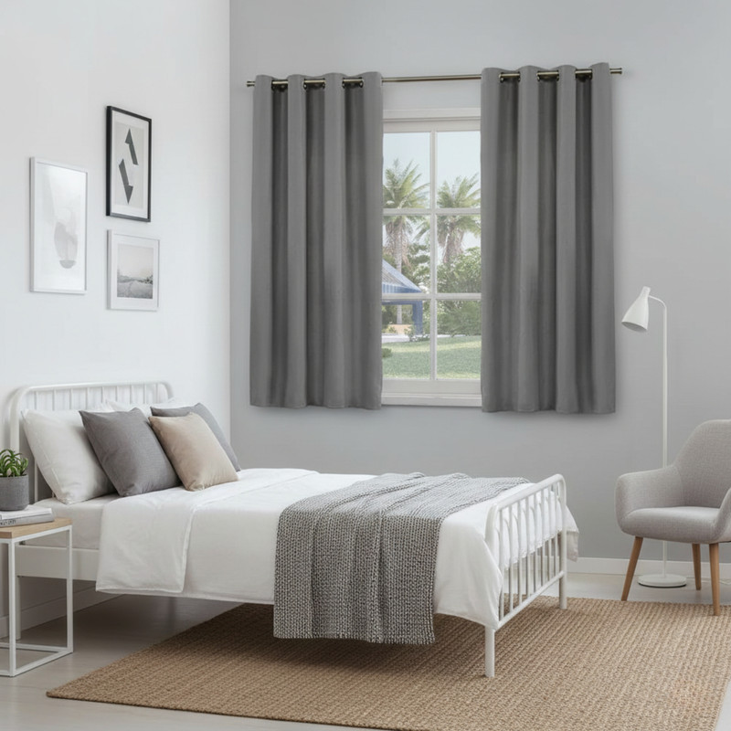 پرده نوین دکور سیلوانا مدل کتان کد 180 1 سایز 180x140 سانتی‌متر