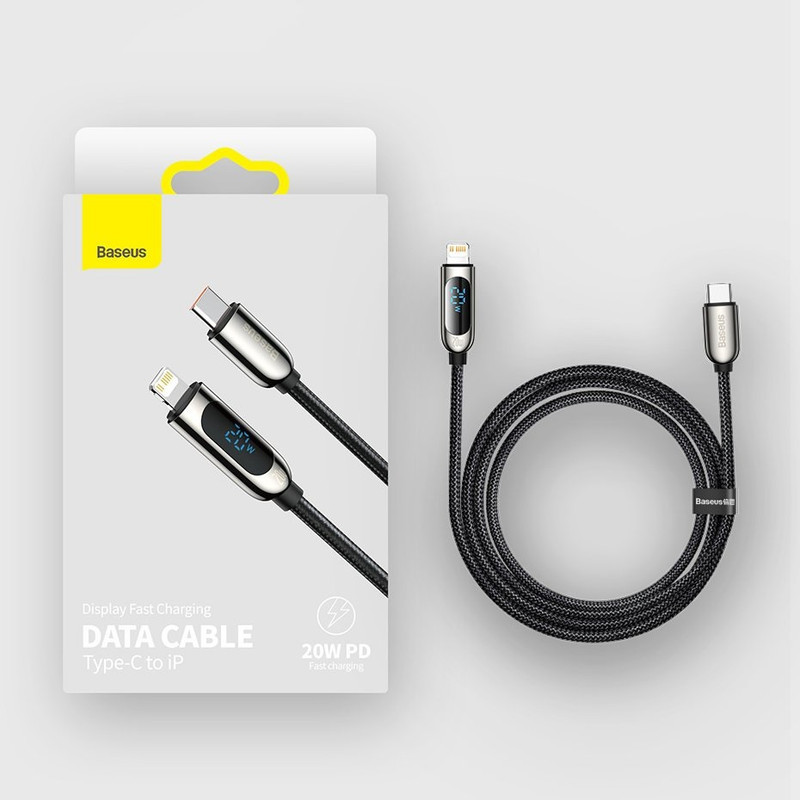 کابل تبدیل USB-C به لایتنینگ باسئوس مدل CATLSK-A01 طول 2 متر