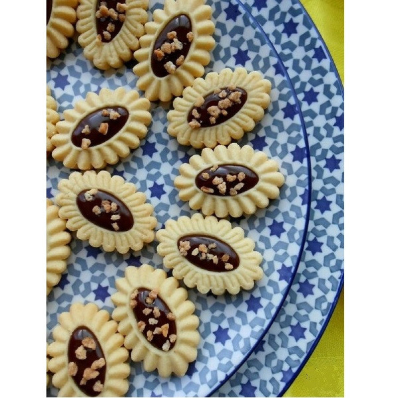 قالب شیرینی به گز مدل بیضی