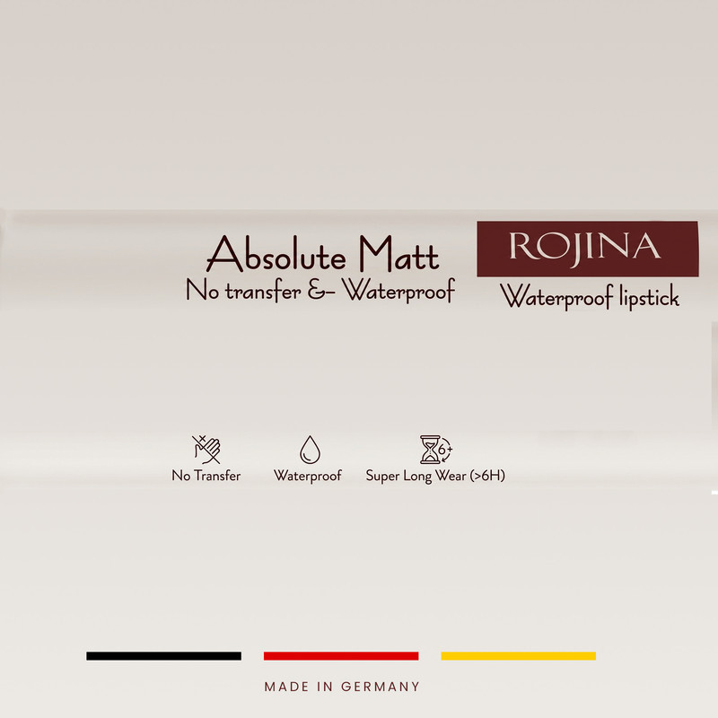 رژ لب مدادی مات روژینا مدل Absolute Matt شماره 911