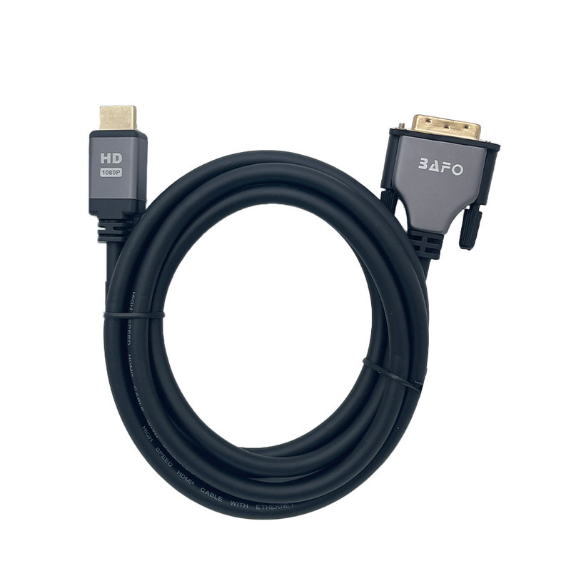 کابل تبدیل HDMI به DVI مدل GOLD بافو طول 2 متر