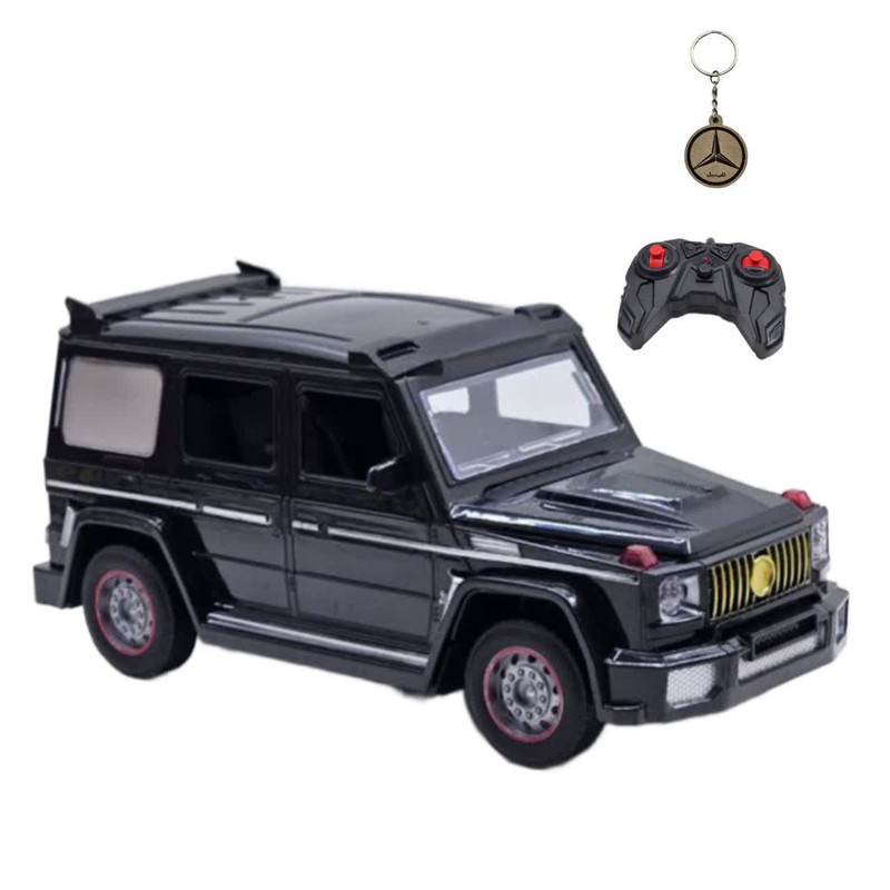 ماشین بازی کنترلی ناب سل مدل بنز جی کلاس دودزا شارژی چراغدار به همراه جاسوییچی Mercedes-Benz G-Class