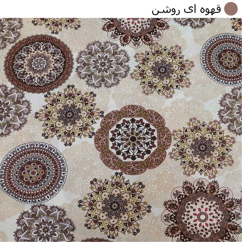 ملحفه تشک مهمان مدل خورشیدی کد F2 سایز 195x100 سانتی متر