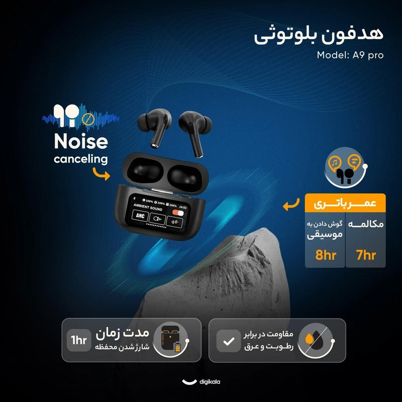 هدفون بلوتوثی دوپریم مدل   +a9 pro