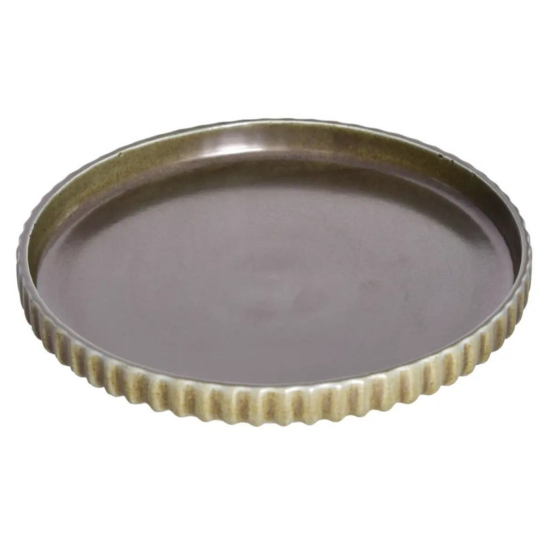 بشقاب میوه خوری بی.وی.کی مدل مجستیک شیاردار کد HS4522 مجموعه 3 عددی
