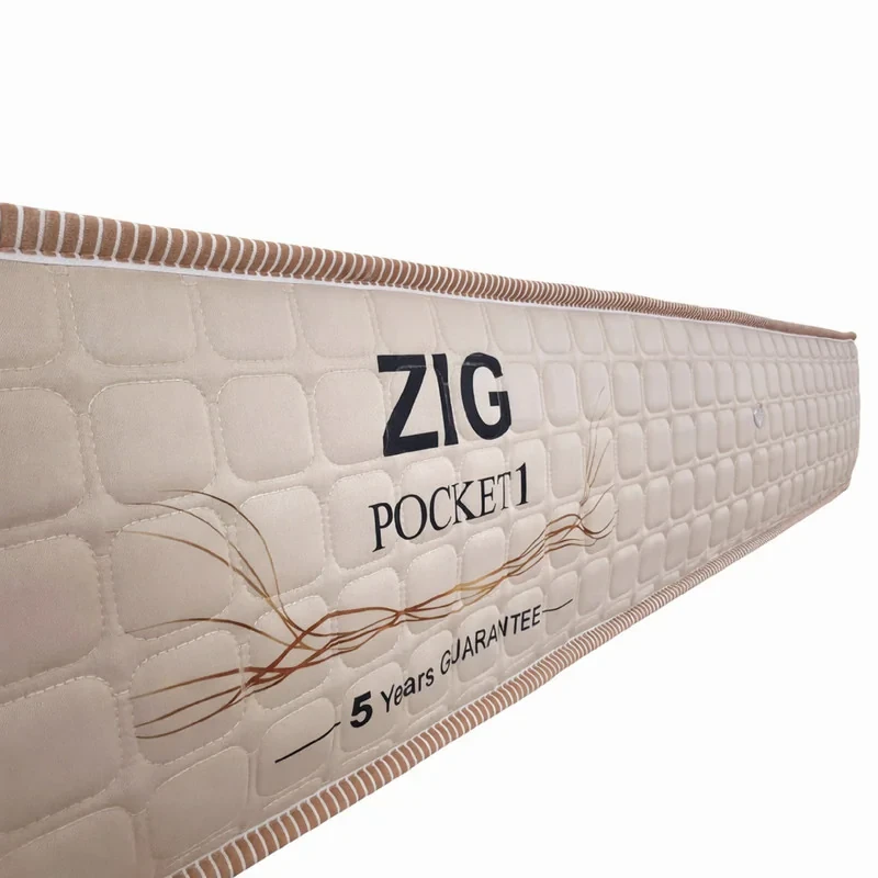 تشک طبی فنری، فنر منفصل زیگ مدل pocket1 یکنفره سایز 200×90 سانتی متر