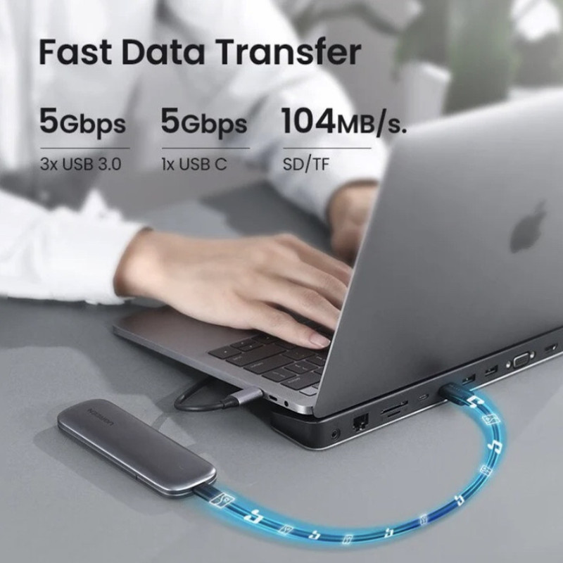 هاب داک استیشن ۱۱ پورت یوگرین مدل CM235-60571