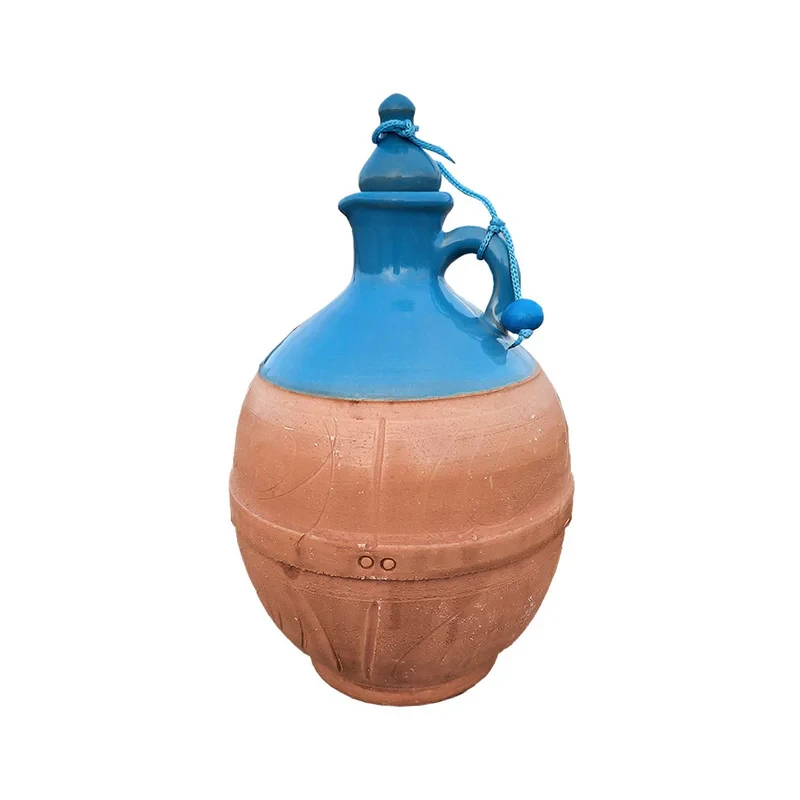 بطری سفالی مدل گرد کد 02