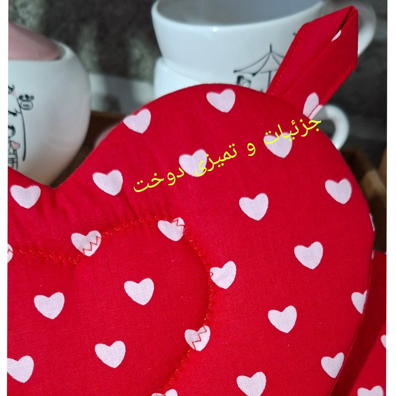 دستگیره آشپزخانه مدل قلبی کد Sis16 بسته 4 عددی