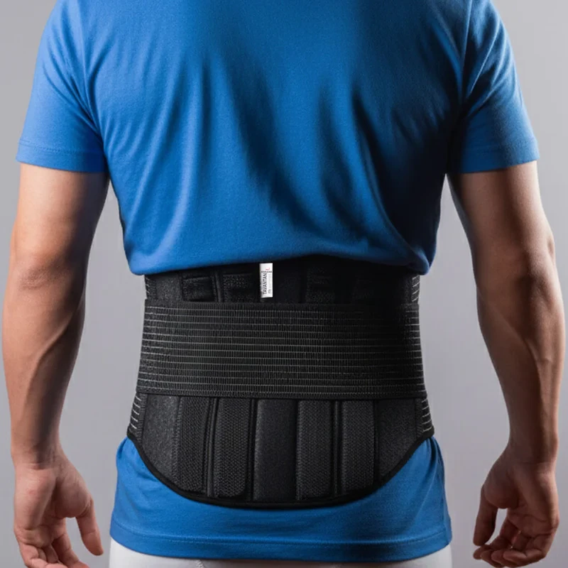 کمربند آتل دار طبی توان تن خزر مدل الاستیک کد BA013-f