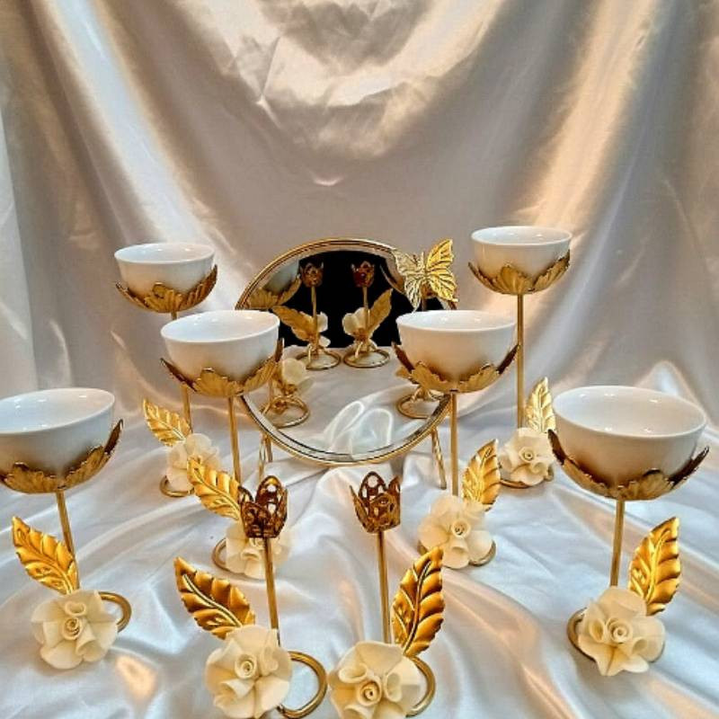 سرویس هفت سین نه پارچه مدل گل رز
