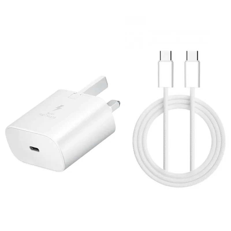 شارژر دیواری 25 وات مدل EP-TA800XW به همراه کابل USB-C