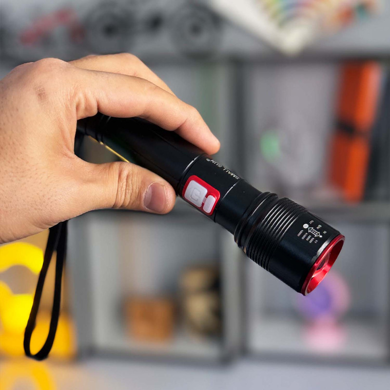 چراغ قوه دستی اسمال سان مدل P7 کد 2167 با نور مهتابی