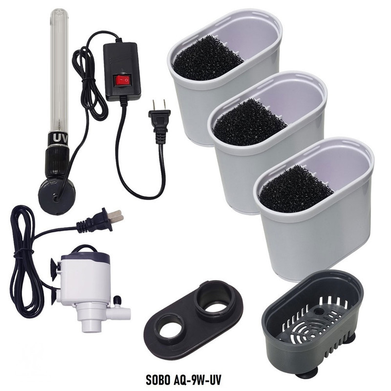 فیلتر داخلی آکواریوم سوبو مدل یووی دار AQ-9w-UV