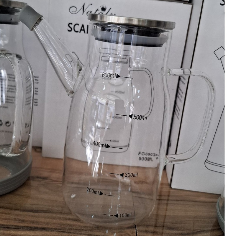 ظرف روغن ناتالی مدل oil pot کد 1369n 6003 گنجایش 600 میلی لیتر